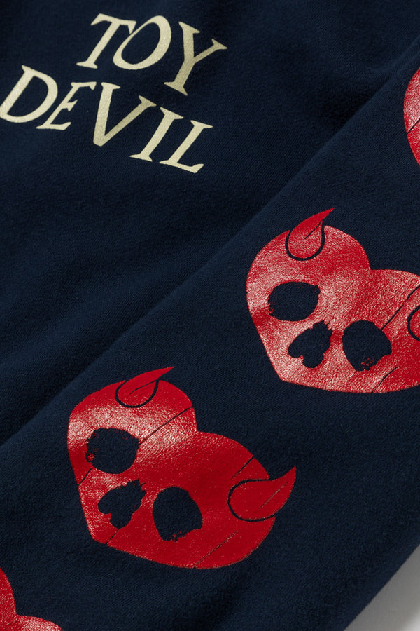 T24WCEM08/HOODIE SWEAT-DEVIL SKULL