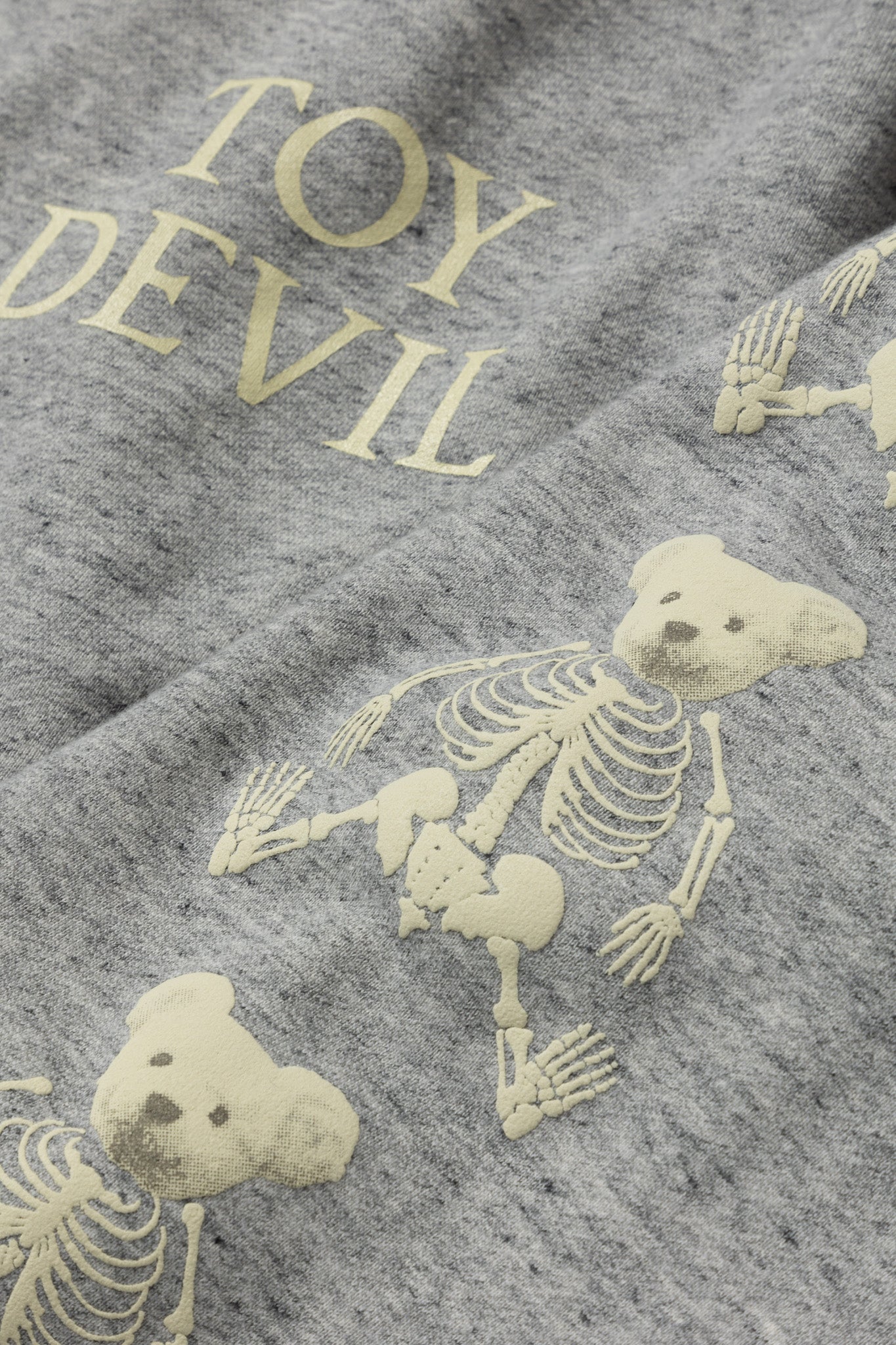 T24WCEM07/HOODIE SWEAT-BEAR BONE