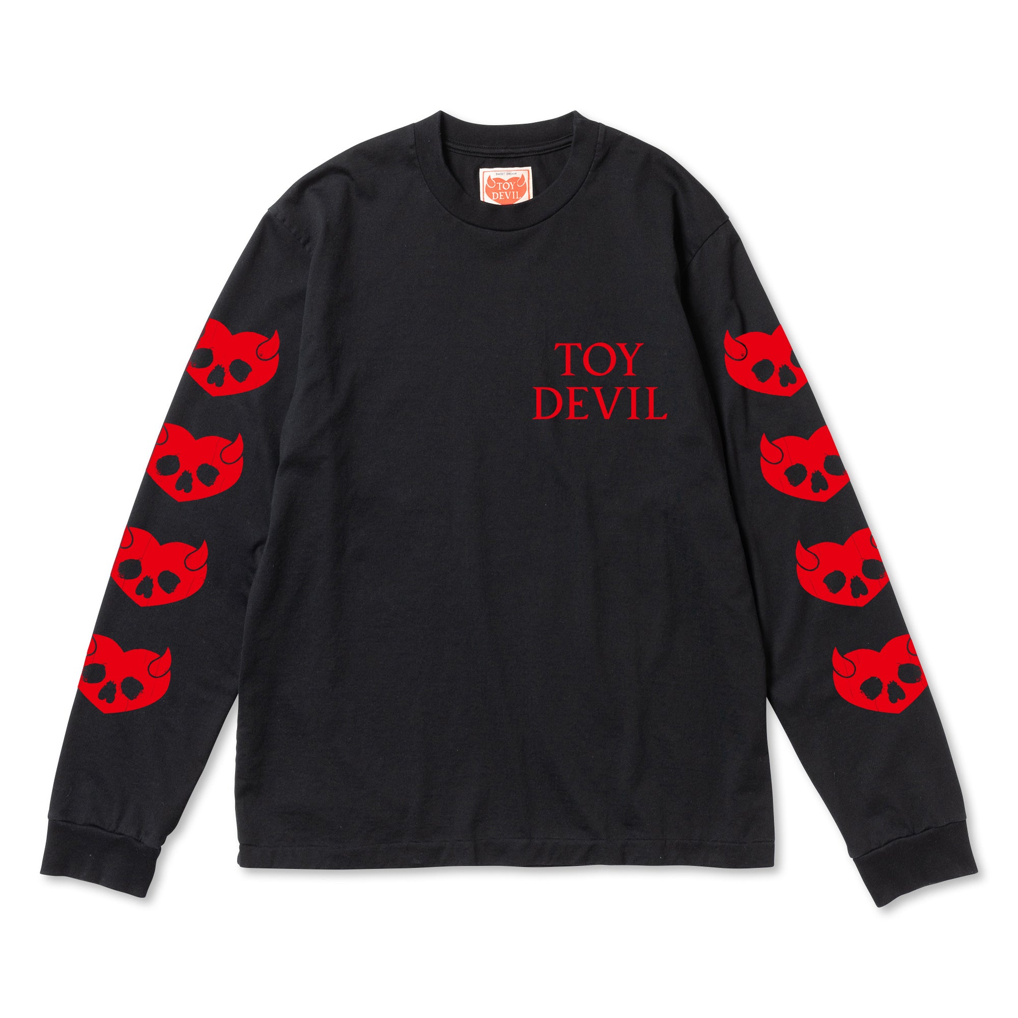 T24WCEM23/LONG SLEEVE TEE-DEVILSKULL