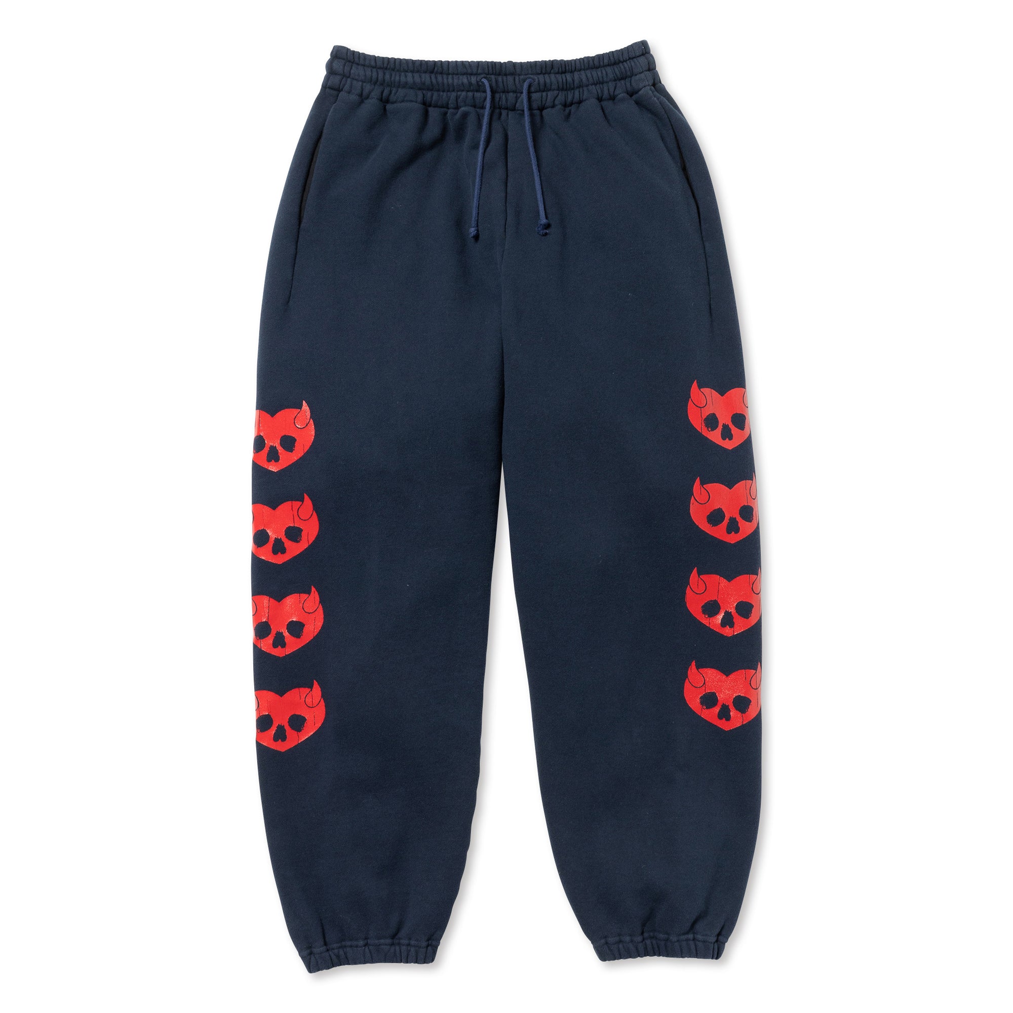 T24WPEM11/SWEAT PANTS-DEVILSKULL