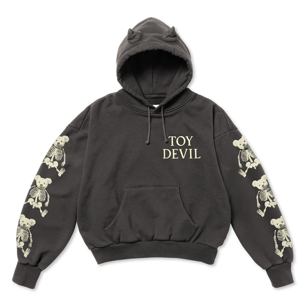 TD25AWCEMH1/DEVIL HOODIE-BEAR BONE