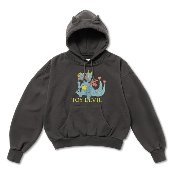 TD25AWCEMH2/DEVIL HOODIE-TWIN HEAD
