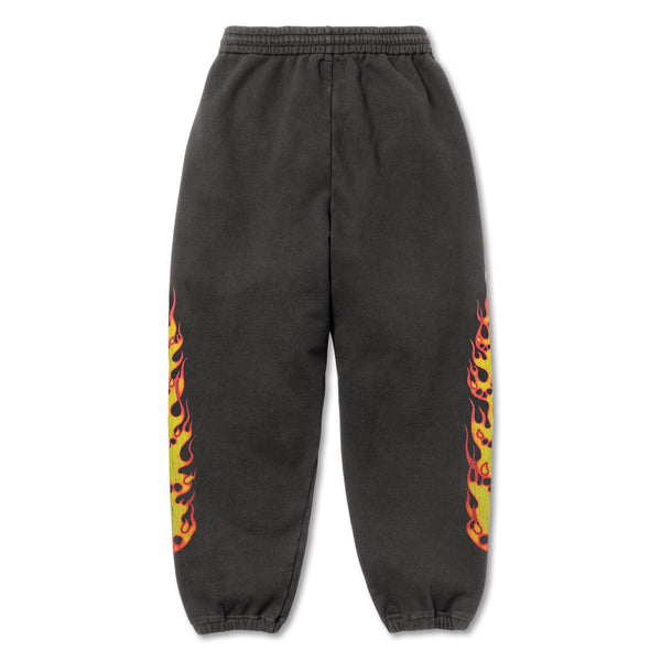 TD25AWCEMSP1/SWEAT PANTS-FIRE DEVIL SKULL