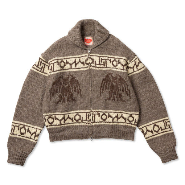 TD25AWKNG01/WOOL DEVIL COWICHAN SWEATER