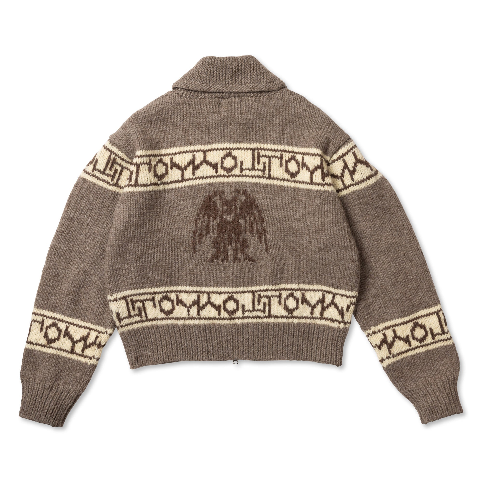 TD25AWKNG01/WOOL DEVIL COWICHAN SWEATER