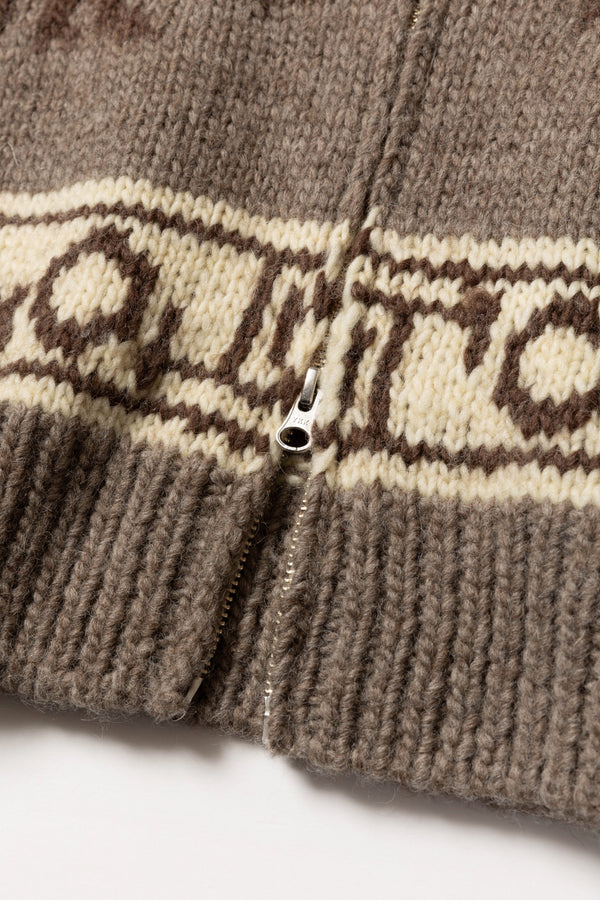 TD25AWKNG01/WOOL DEVIL COWICHAN SWEATER
