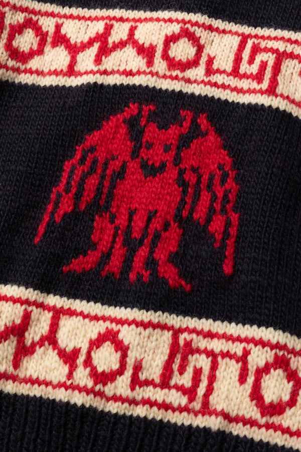 TD25AWKNG01/WOOL DEVIL COWICHAN SWEATER