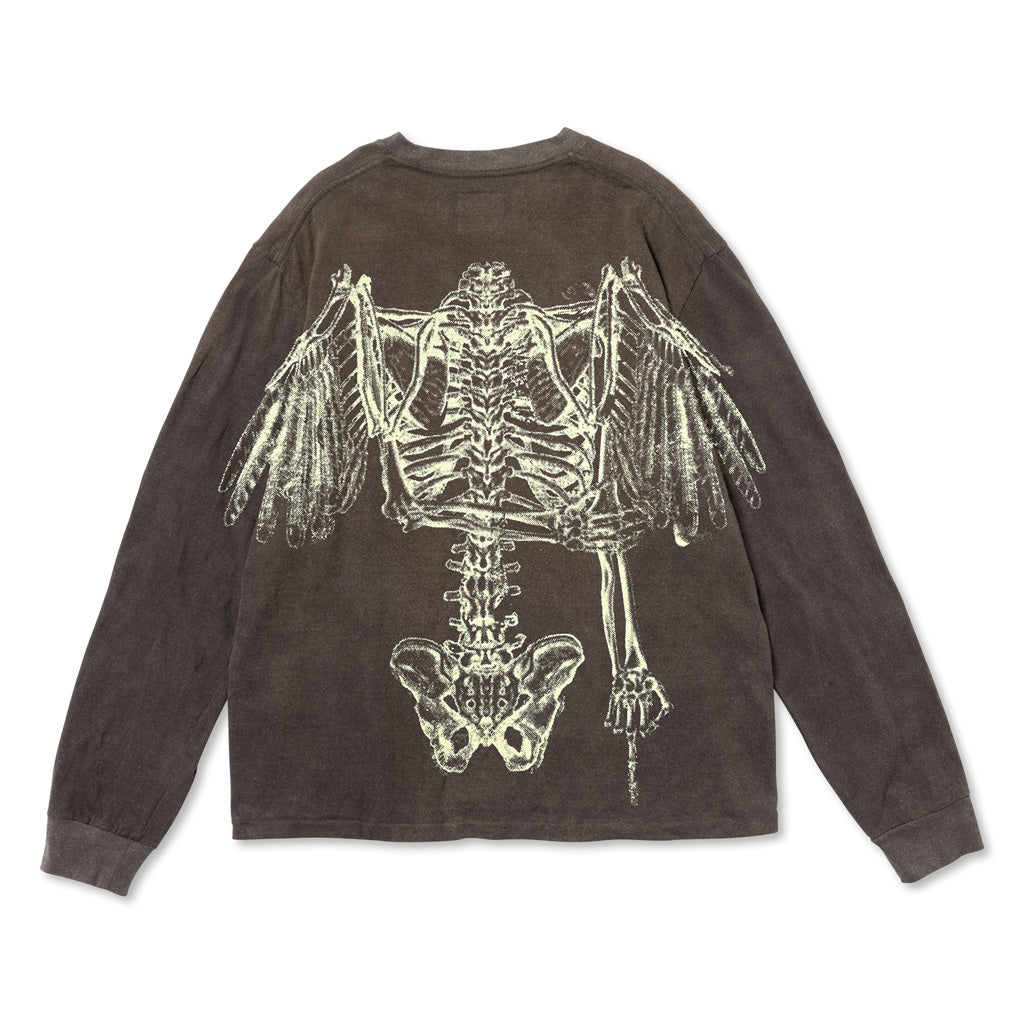 TD25SSCEMLST1/LONG SLEEVE TEE-ANGEL WING