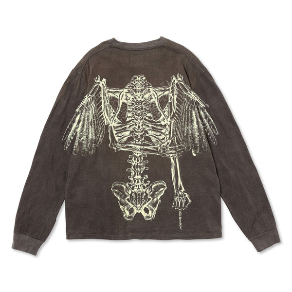 TD25SSCEMLST1/LONG SLEEVE TEE-ANGEL WING