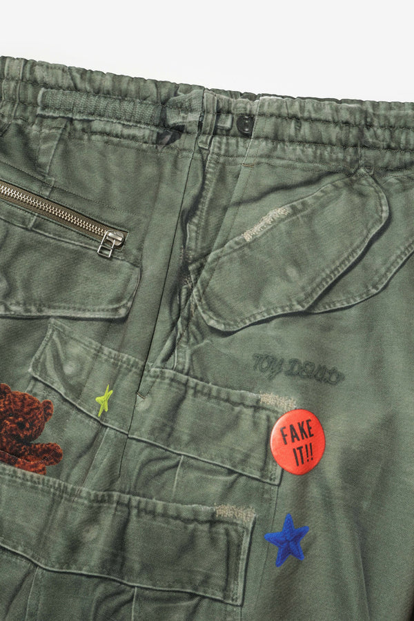 TD26SPNY03/Transfer Print Sweat Pants "M-65"