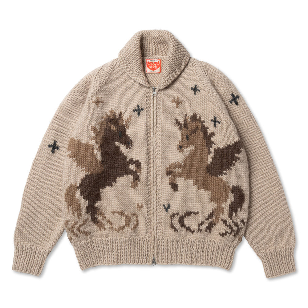 TD26WKNG04/Wool Cowichan Pegasus Sweater