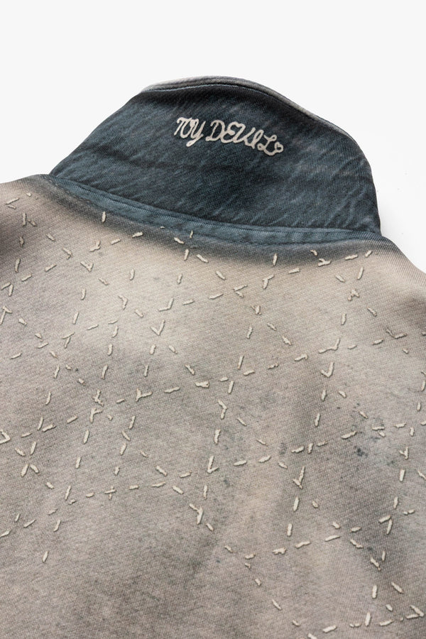 TD26WTNY06/Transfer Print Coach Jacket "Moleskin"